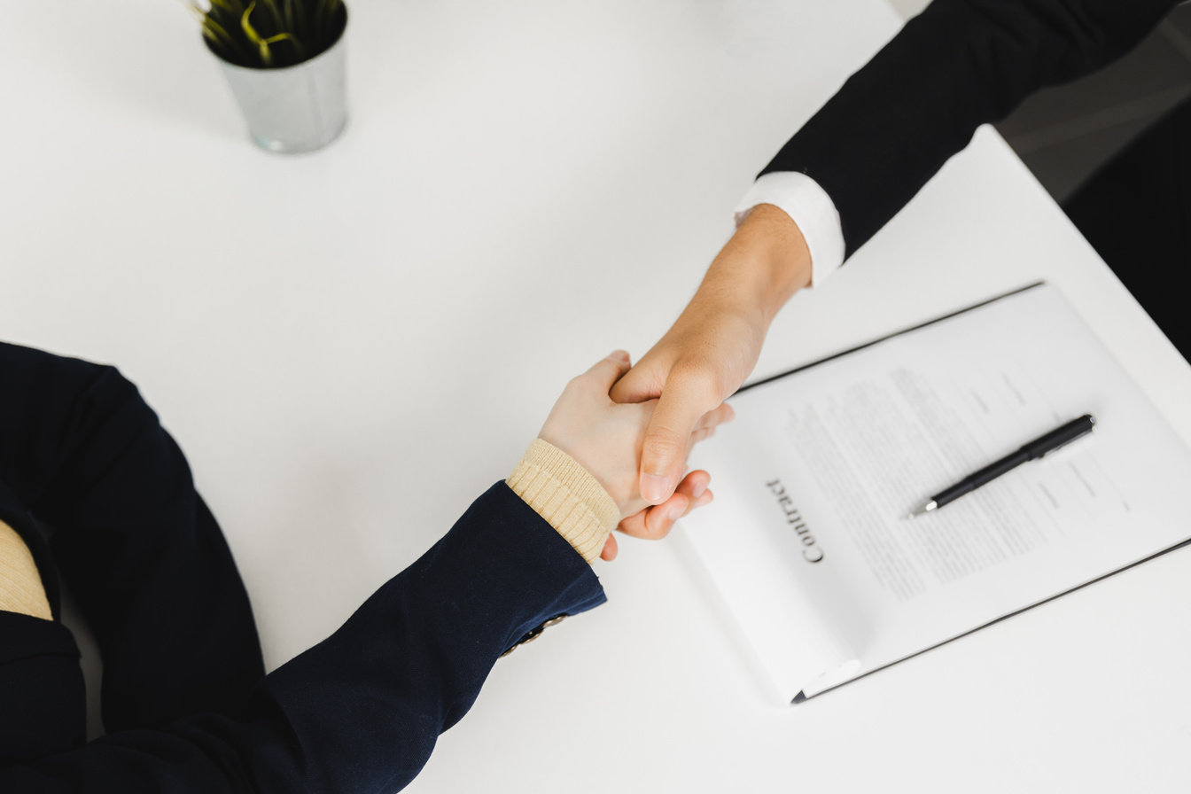 Business People Shaking Hands